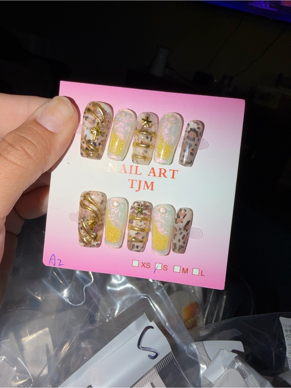 Press On Water Nail, Size Small